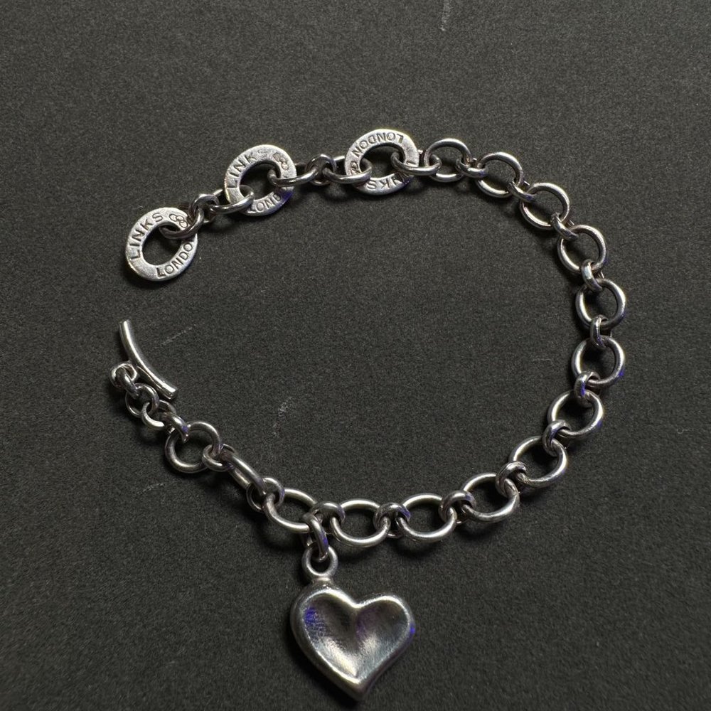 Links of London Stering Silver Bracelet 6 INCHES